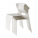 Стул пластиковый Scab Design Lisa Technopolymer сталь, технополимер голубой Фото 7