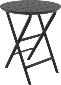Стол пластиковый складной Siesta Contract Helen Folding Table Ø60 пластик черный Фото 5