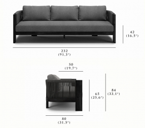 Диван трехместный с подушками-thumbs-Фото3