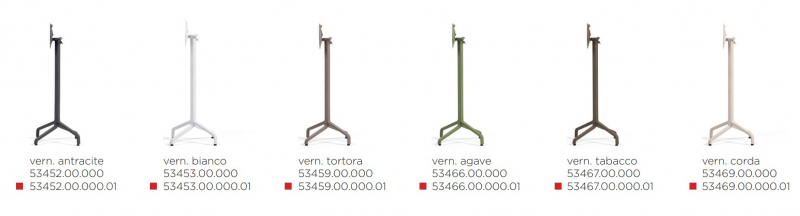 Подстолье металлическое барное складное Frasca High Folding
