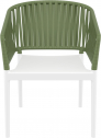Кресло пластиковое Siesta Contract Portofino стеклопластик, полипропилен белый, оливковый Фото 6