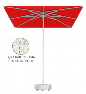 Зонт профессиональный THEUMBRELA SEMSIYE EVI Kiwi Clips алюминий, акрил Фото 1