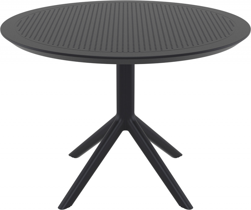 Стол пластиковый Sky Table Ø105, черный, Ø1050х740 мм