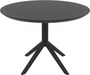 Стол пластиковый Sky Table Ø105, черный, Ø1050х740 мм