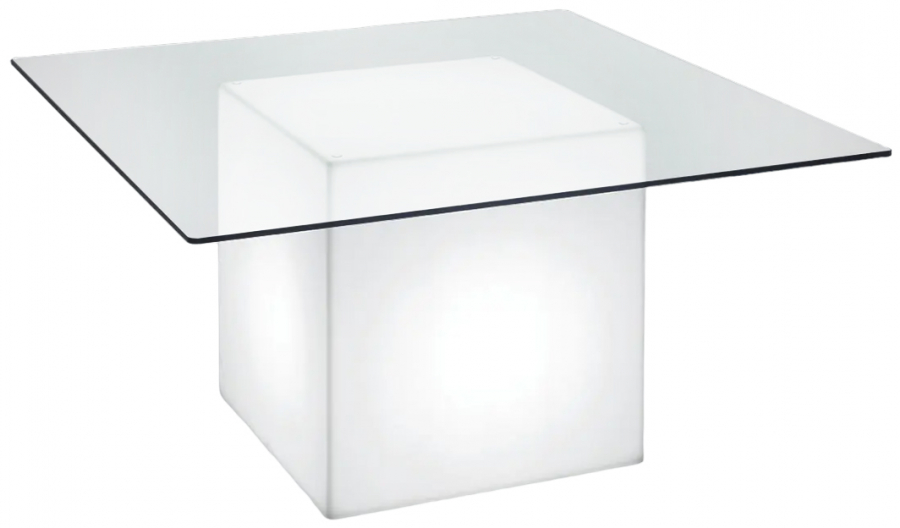 Стол пластиковый светящийся Square Lighting