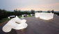Шезлонг пластиковый светящийся SLIDE Rococo Lighting полиэтилен белый Фото 10