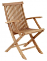 Кресло деревянное складное BraFab Turin тик натуральный Фото 1