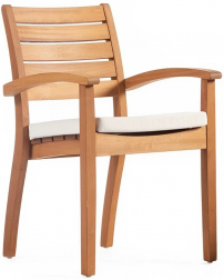 Кресло деревянное с подушкой-thumbs-Фото1