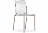 Стул прозрачный PEDRALI Kuadra сталь, поликарбонат прозрачный Фото 7