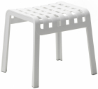 Табурет пластиковый Nardi Poggio стеклопластик белый Фото 1