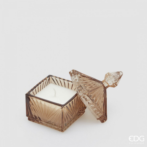 Аромасвеча в стеклянной шкатулке Лес на склоне холма (Uphill Woods) EDG Candle стекло, воск Фото 1