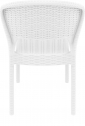 Стул пластиковый плетеный Siesta Contract Daytona стеклопластик белый Фото 7