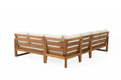 Комплект деревянной мебели GARDENIUS Deep ироко, ткань Фото 10