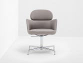 Кресло офисное с вращающимся сиденьем PEDRALI Ester алюминий, ткань Фото 5