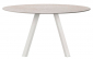 Стол круглый PEDRALI Arki-Table Outdoor сталь, алюминий, компакт-ламинат HPL бежевый, бежевый каменный Фото 1