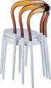 Стул пластиковый Siesta Contract Mr Bobo стеклопластик, поликарбонат белый, янтарный Фото 12