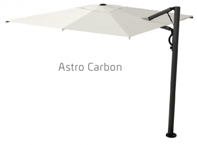Зонт профессиональный 2.9х2.9 м Scolaro Astro Carbon алюминий, акрил графит, слоновая кость Фото 5