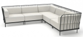 Диван угловой металлический с подушками EMU Cannole сталь, акрил Фото 4