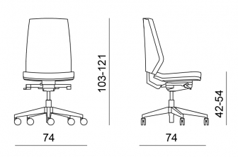Стул офисный на колесах-thumbs-Фото3