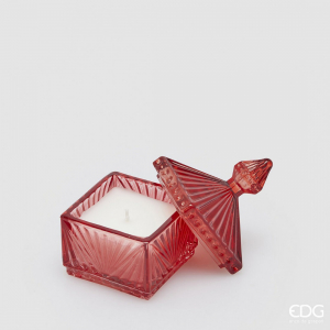 Аромасвеча в стеклянной шкатулке Северный Ветер (Nordic Vetiver) EDG Candle стекло, воск Фото 1