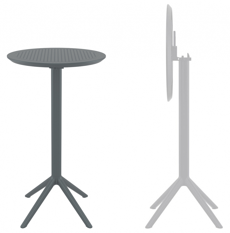 Стол пластиковый барный складной Sky Folding Bar Table 60