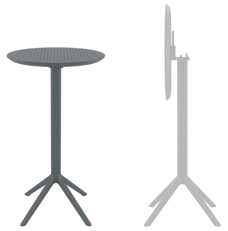 Стол пластиковый барный складной Sky Folding Bar Table 60