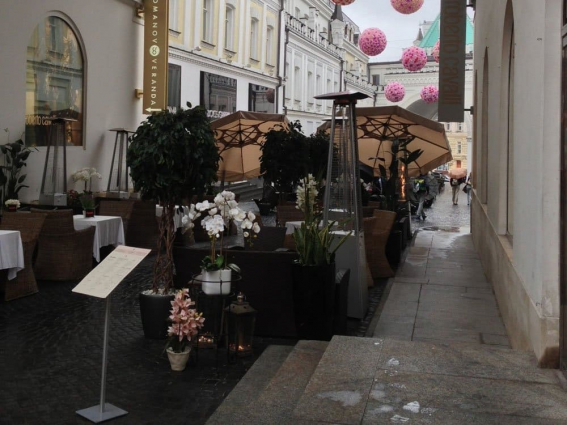 Проекты - Летняя веранда ресторана, г. Москва