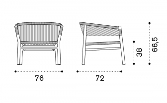 Кресло лаунж деревянное плетеное-thumbs-Фото3