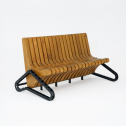 Скамья деревянная Tagliamento Piano железо, ясень Фото 3