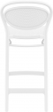 Стул пластиковый полубарный Siesta Contract Marcel Bar 65 стеклопластик белый Фото 10