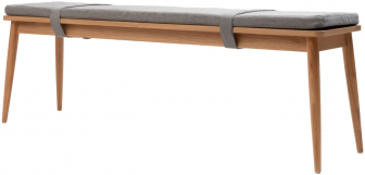 Скамья деревянная с подушкой-thumbs-Фото1