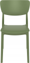 Стул пластиковый Siesta Contract Monna стеклопластик оливковый Фото 6