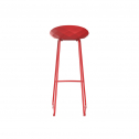 Стул пластиковый барный Vondom Vases Basic сталь, полипропилен, стекловолокно красный Фото 5