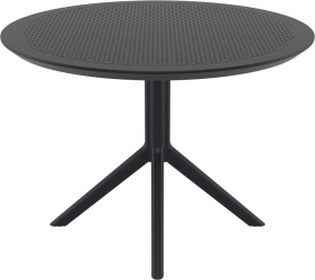 Стол пластиковый Sky Table Ø105, черный, Ø1050х740 мм