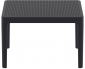 Столик пластиковый журнальный Siesta Contract Sky Side Table пластик черный Фото 7