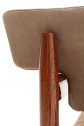 Кресло деревянное с обивкой Exteta 10th Vieste Slim сапелли, ткань Фото 10