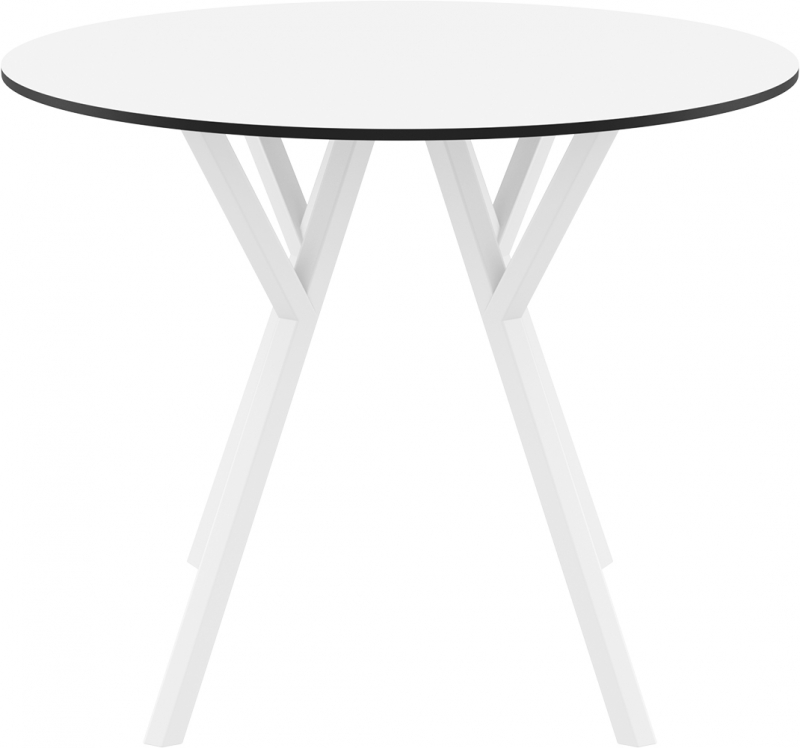 Стол пластиковый Max Table Ø90, белый, Ø900х740 мм