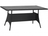 Стол Salvatore KWA искусственный ротанг черный Фото 1