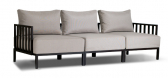 Диван модульный PAPATYA Slim Stripe сталь, алюминий, батилин белый, бежевый Фото 5