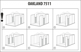 Сарай пластиковый Oakland 7511