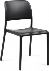 Комплект пластиковых стульев Nardi Riva Bistrot Set 2 стеклопластик антрацит Фото 4