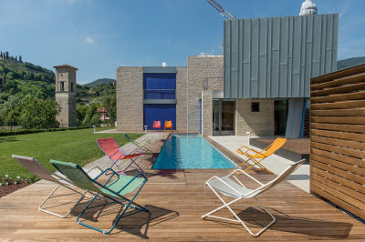 Кресло-шезлонг металлическое EMU Bahama сталь, emu-tex Фото 14