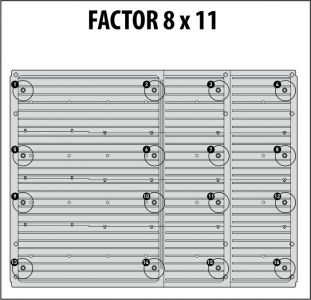 Сарай пластиковый Keter Factor 8х11 полипропилен бежевый, серо-коричневый Фото 9