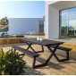 Комплект обеденной мебели Garden Relax Sax алюминий антрацит Фото 2