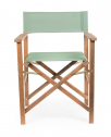 Кресло деревянное складное Garden Relax Noemi Director акация, полиэстер коричневый, зеленый шалфей Фото 2