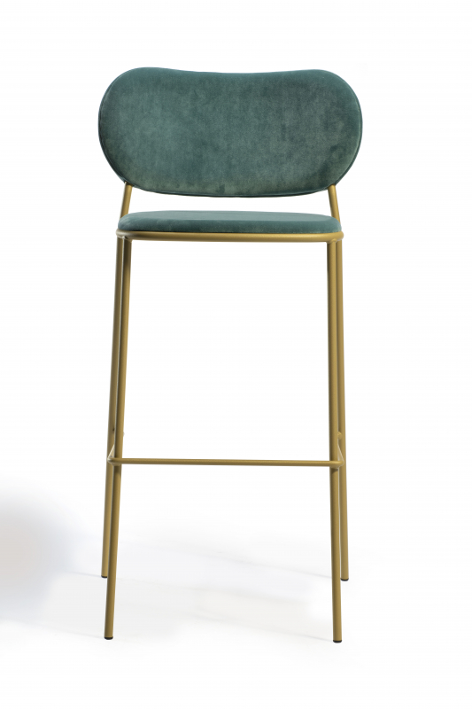 Стул барный с обивкой Nuta Light Stool 77