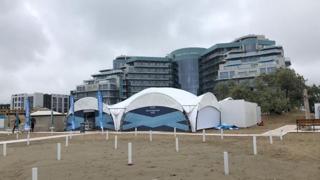 Пляж отеля Гранд Отель Анапа 5*