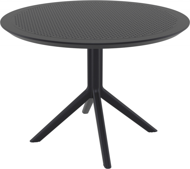 Стол пластиковый Sky Table Ø105, черный, Ø1050х740 мм