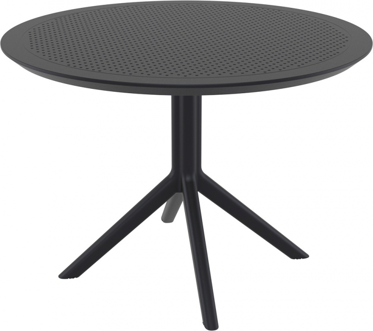 Стол пластиковый Sky Table Ø105, черный, Ø1050х740 мм