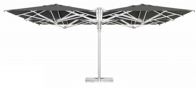Зонт профессиональный четырехкупольный 6х6 м Scolaro Galaxia Quattro Starwhite алюминий, акрил белый Фото 5